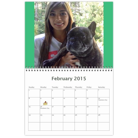 Eddies 2015 Calendar By Katy Feb 2015