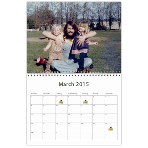Eddies 2015 Calendar By Katy Mar 2015