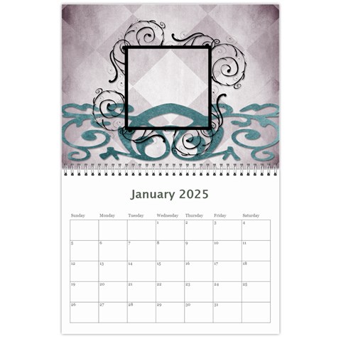 Calendar 2025 By Amanda Bunn Jan 2025