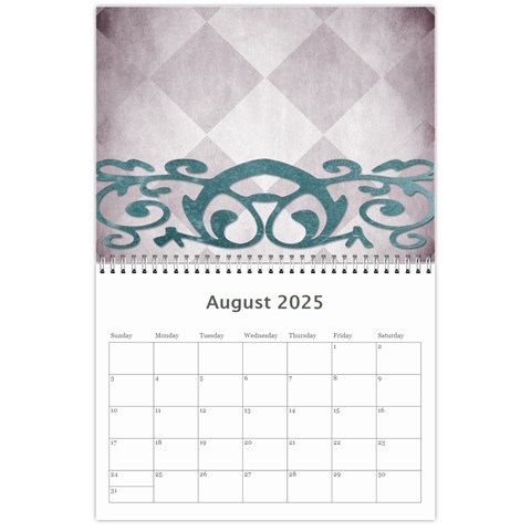 Calendar 2025 By Amanda Bunn Aug 2025