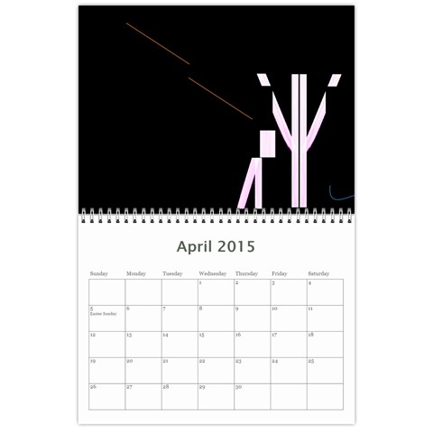 Art Calendar By Cletis Stump Apr 2015