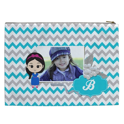 Cosmetic Bag (xxl): Little Girl By Jennyl Back