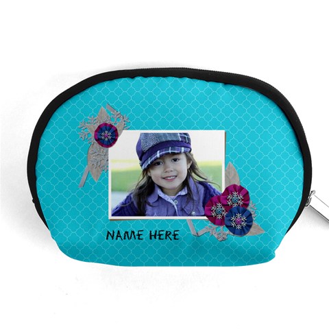 Pouch (m): Snowflakes By Jennyl Front