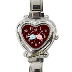 Love Birds Heart watch - Heart Italian Charm Watch
