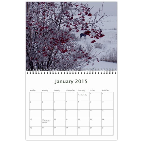 Calendar 2015 By Wild Thing Jan 2015