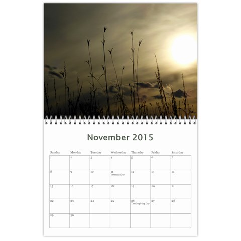 Calendar 2015 By Wild Thing Nov 2015