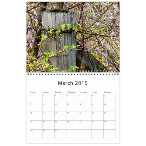 Calendar 2015 By Wild Thing Mar 2015