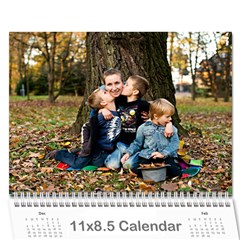 KalendarzHoldy - Wall Calendar 11  x 8.5  (12-Months)