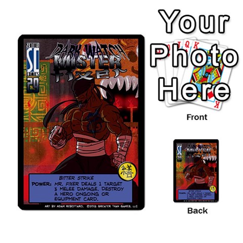 Sentinels 54 Card Promos By Sasha Front 51