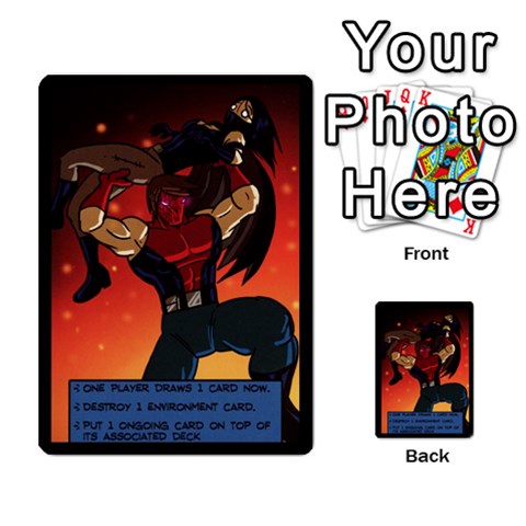 Sentinels 54 Card Promos By Sasha Back 20