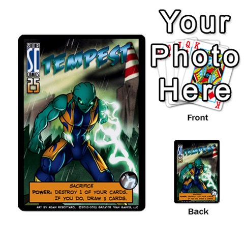 Sentinels 54 Card Promos By Sasha Front 31