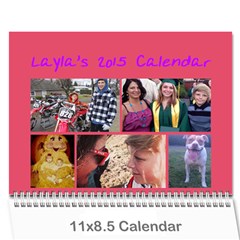 Laylas 2015 Calendar - Wall Calendar 11  x 8.5  (12-Months)