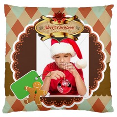 xmas - Large Cushion Case (One Side)