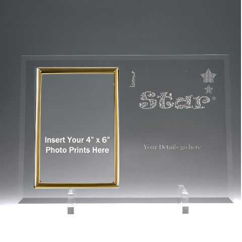 My Rock Star Glass Panel Photo Frame By Deborah Front