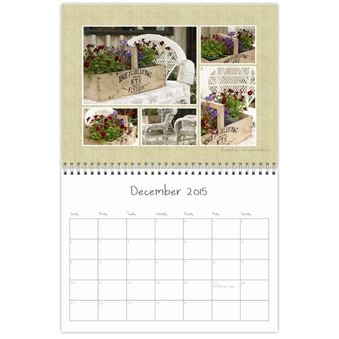 T Ranch Calendar By Chantelle Stewart Dec 2015