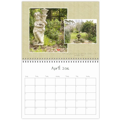 T Ranch Calendar By Chantelle Stewart Apr 2016