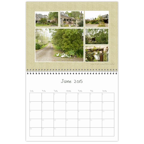 T Ranch Calendar By Chantelle Stewart Jun 2015