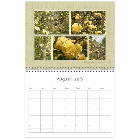 T Ranch Calendar By Chantelle Stewart Aug 2015