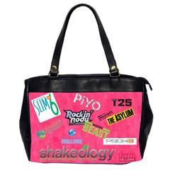 beachbodyoversizedpursepink2 - Oversize Office Handbag (2 Sides)