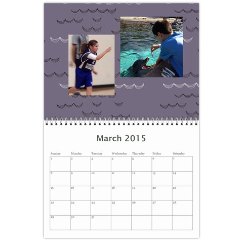 Calendar 2015 By Janet Andreasen Mar 2015