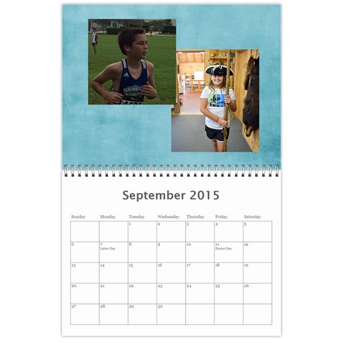 Calendar 2015 By Janet Andreasen Sep 2015