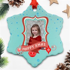 xmas - Snowflake Ornament (Two Sides)