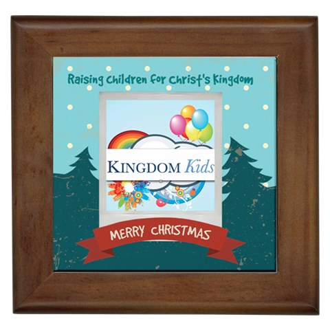 Kingdom Kids Framed Tile 1 By Ting Guevarra Front