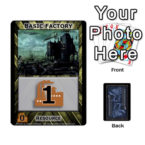 Ace Battletech: Domination V3 Base Cards By Scott Heise Front - SpadeA