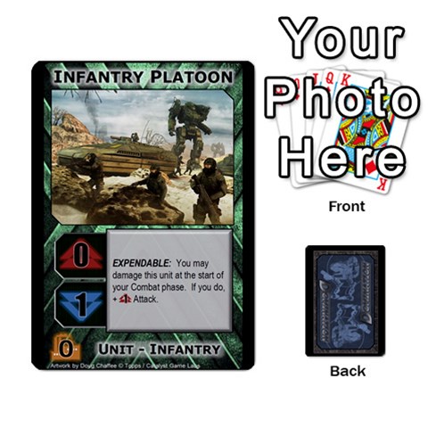Battletech: Domination V3 Base Cards By Scott Heise Front - Spade4