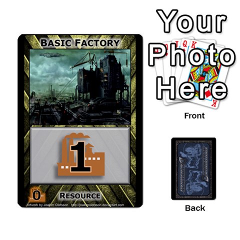 Jack Battletech: Domination V3 Base Cards By Scott Heise Front - DiamondJ