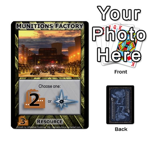 Ace Battletech: Domination V3 Base Cards By Scott Heise Front - DiamondA