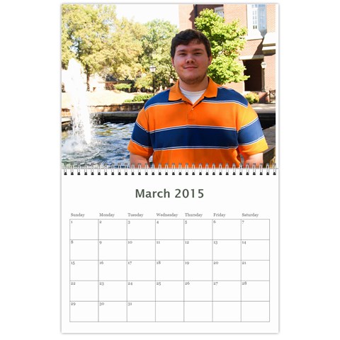 Calendar 2015 By Bekah Donohue Mar 2015