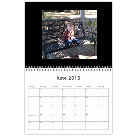 Calendar 2015 By Bekah Donohue Jun 2015