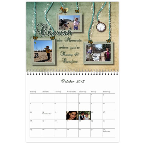 2015 Calendar Mom By Sarah Oct 2015