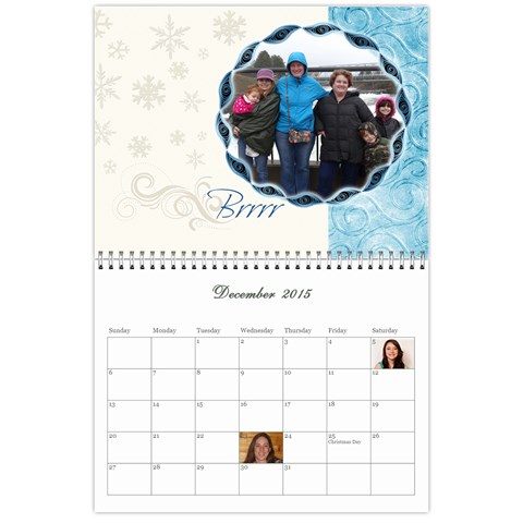 2015 Calendar Mom By Sarah Dec 2015