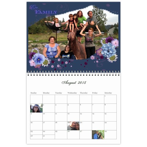 2015 Calendar Mom By Sarah Aug 2015