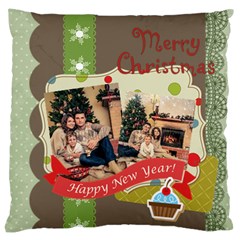 xmas - Large Cushion Case (One Side)