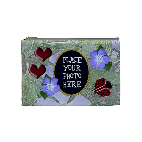 Ladybug Cosmetic Bag Medium By Chere s Creations Front
