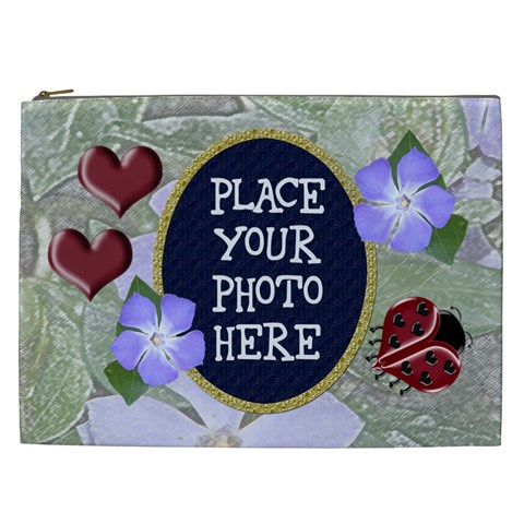 Ladybug Cosmetic Bag Xxl By Chere s Creations Front