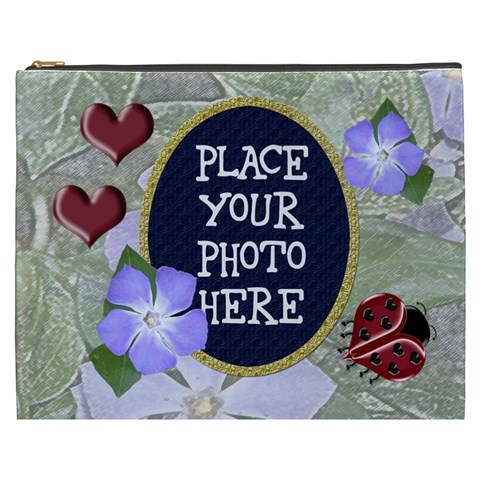 Ladybug Cosmetic Bag Xxxl By Chere s Creations Front