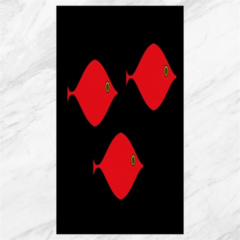 Red Fish By Cletis Stump 39.28 x69.23  Canvas - 1