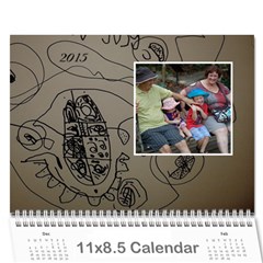 2015 - Wall Calendar 11  x 8.5  (12-Months)
