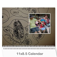 2015 - Wall Calendar 11  x 8.5  (12-Months)