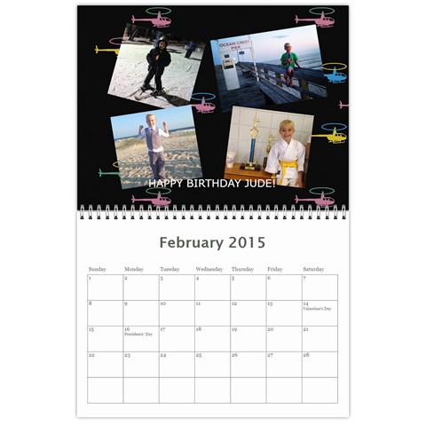 Cousins Calander By Julia Feb 2015