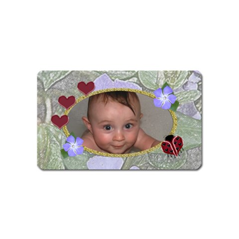 Ladybug Magnet Name Card By Chere s Creations Front