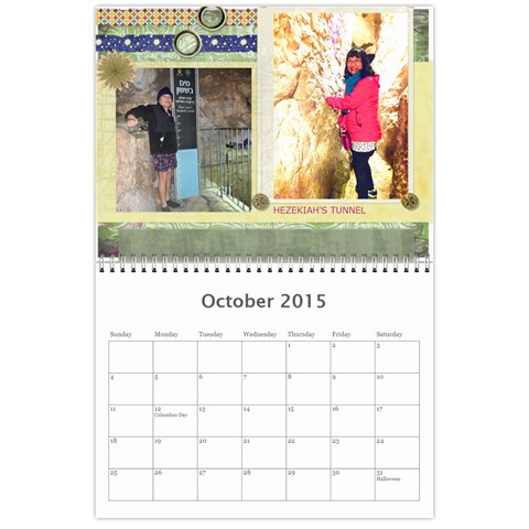 2015 Calender By Tina Oct 2015