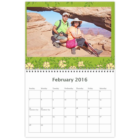 2015 Calender By Tina Feb 2016