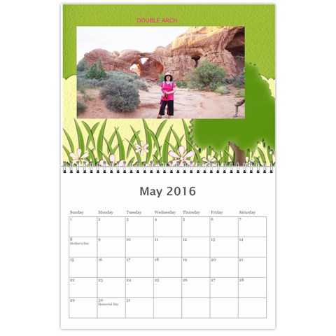 2015 Calender By Tina May 2016