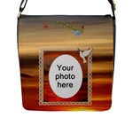 Sunset Beauty Flap Closure Messanger Bag (Large) - Flap Closure Messenger Bag (L)