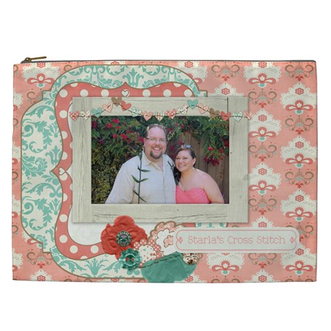 Cosmetic Bag By Starla Smith Front